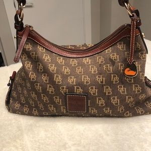 DOONEY & BOURKE Brown Canvas Monogram bag